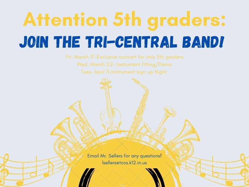 Attention 5th Graders Join Band