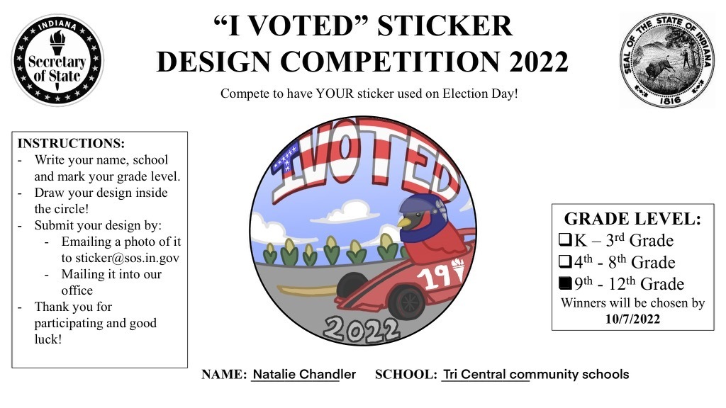 I Voted Design Competition 